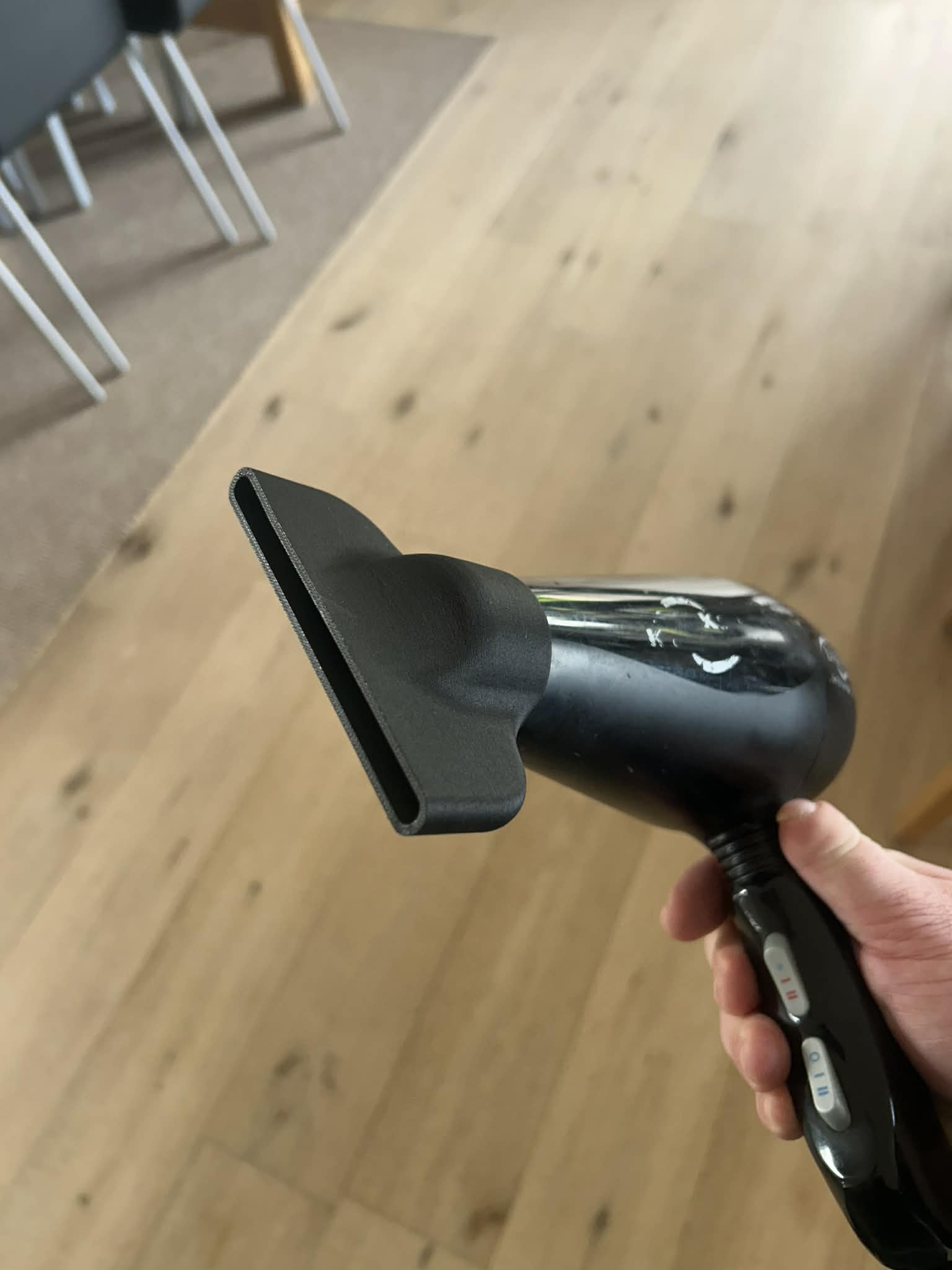 Wide Concentrator Nozzle – compatible hair dryer Ø42.5 mm