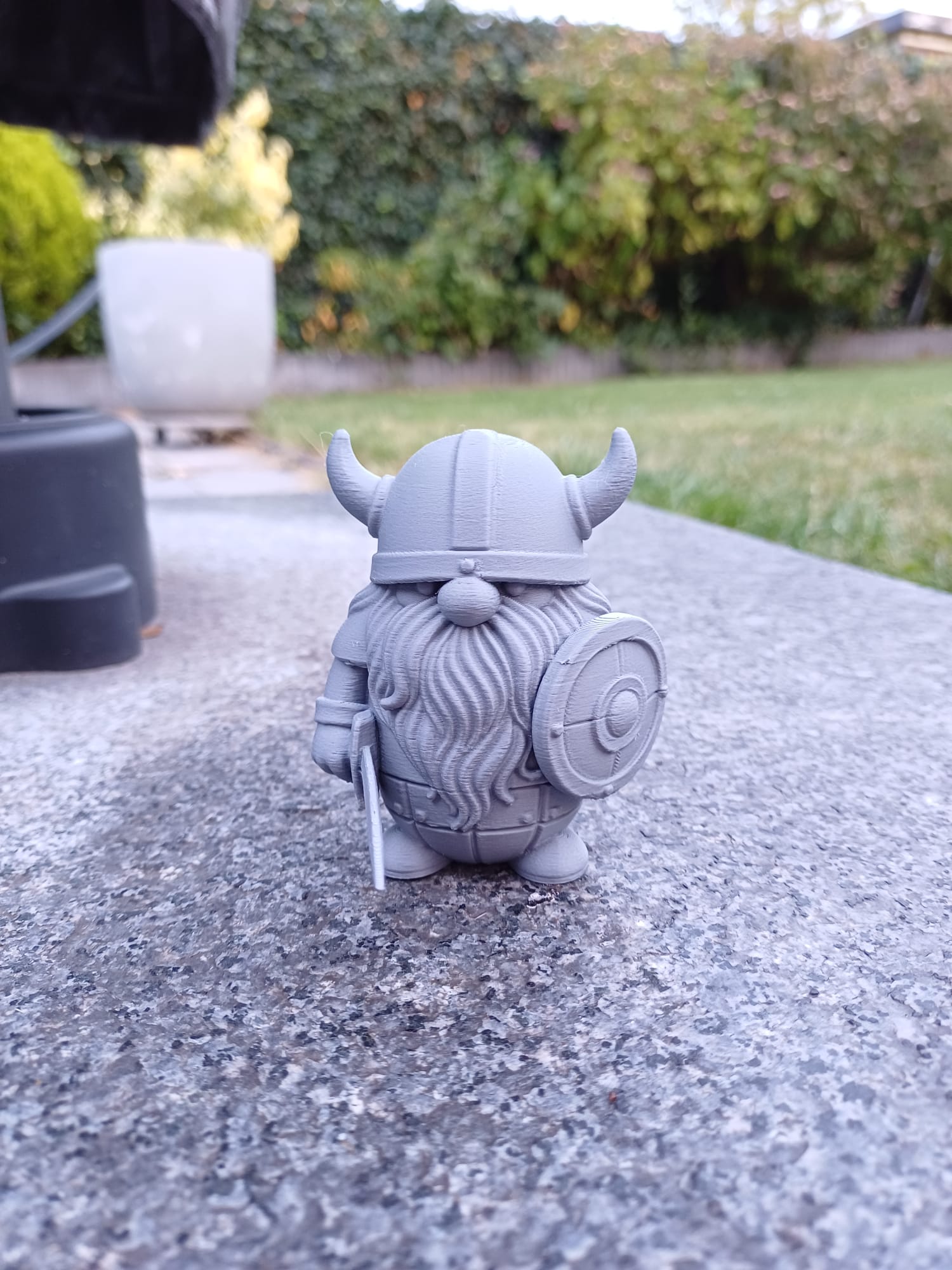 Tiny Viking Guardian Gnome