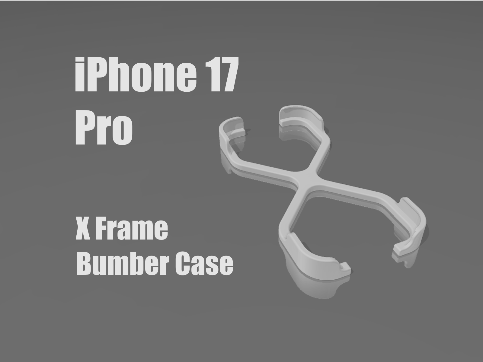 iPhone 17 Pro Minimalist Frame Case 3D model