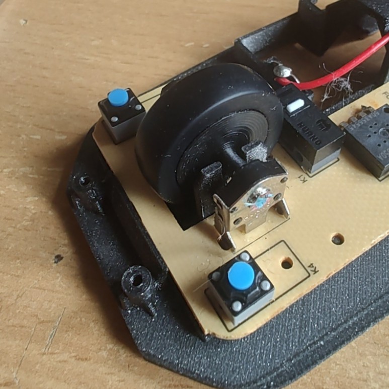 Broken Scroll Wheel Fix – Filament Core Reinforced Replacement (Bamboo Mouse Repair)(+cad file)