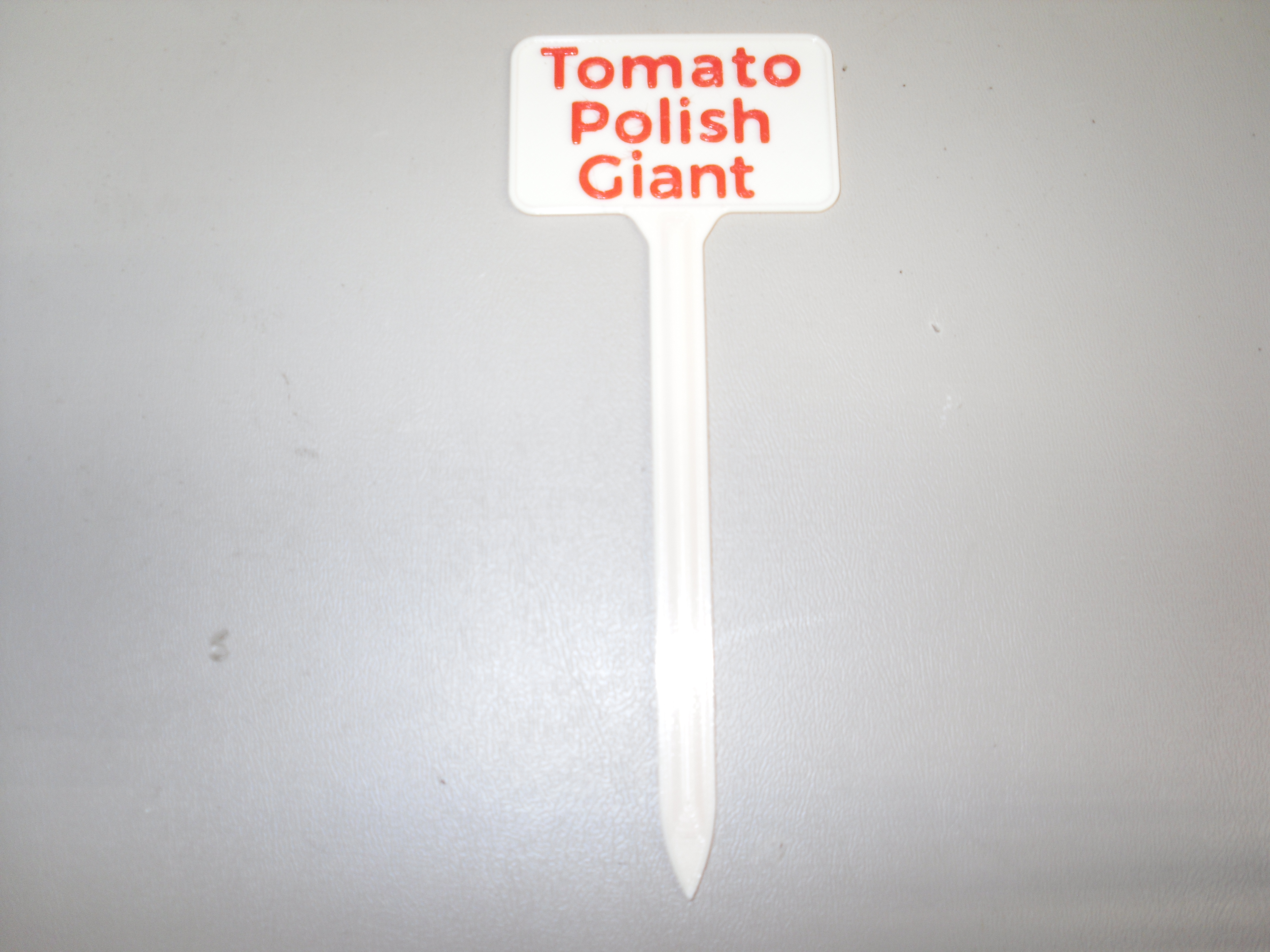 Plant Label Tomato Polish Giant
