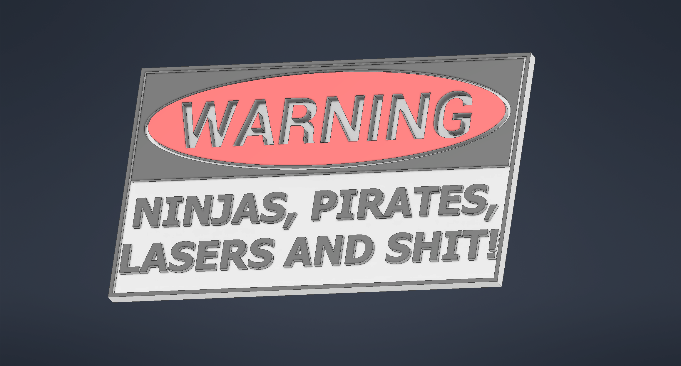 Ninjas, Pirates, Lasers and s**t