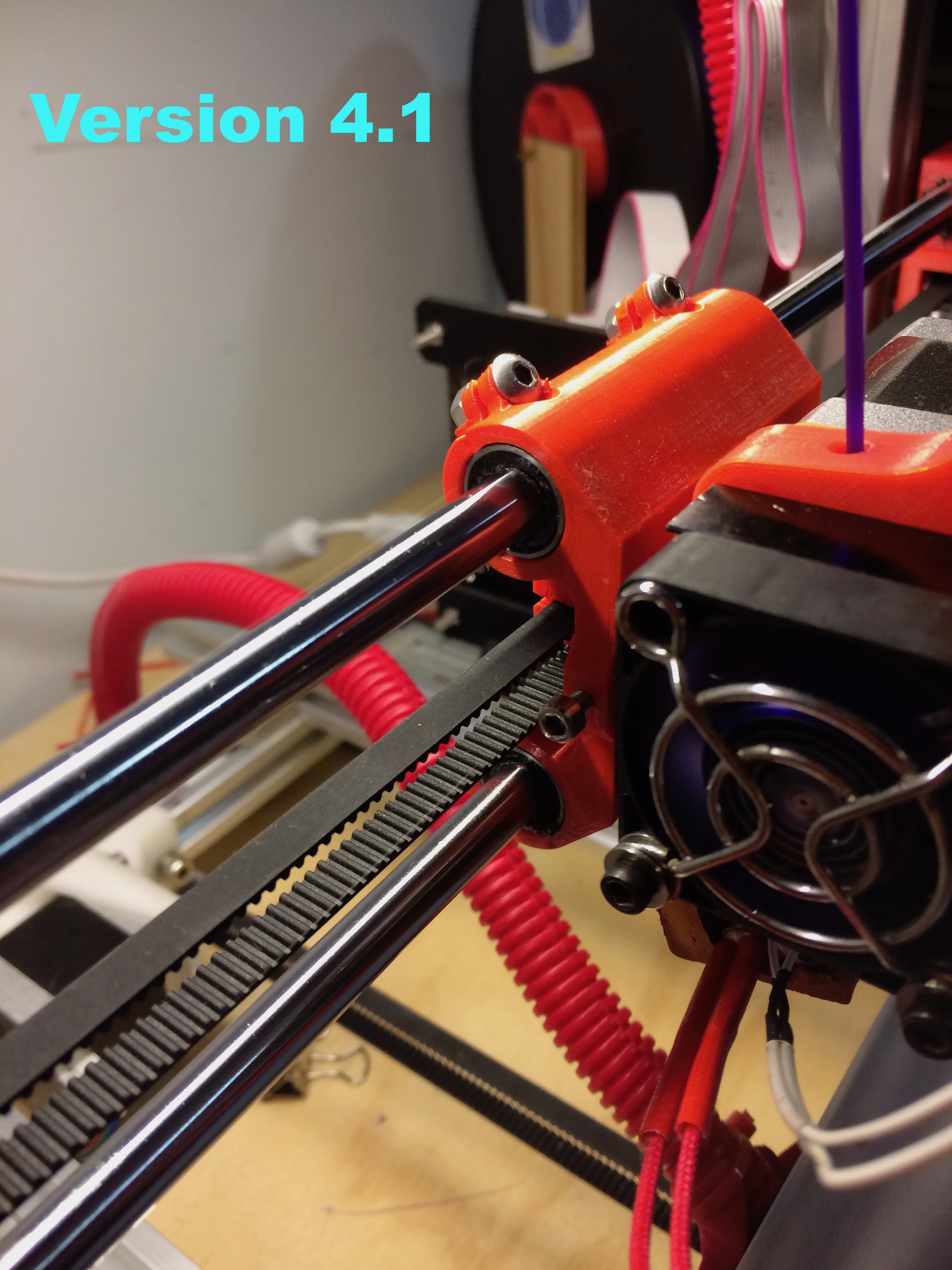 Adjustable Stop X Carriage - Max Micron and other Prusa i3