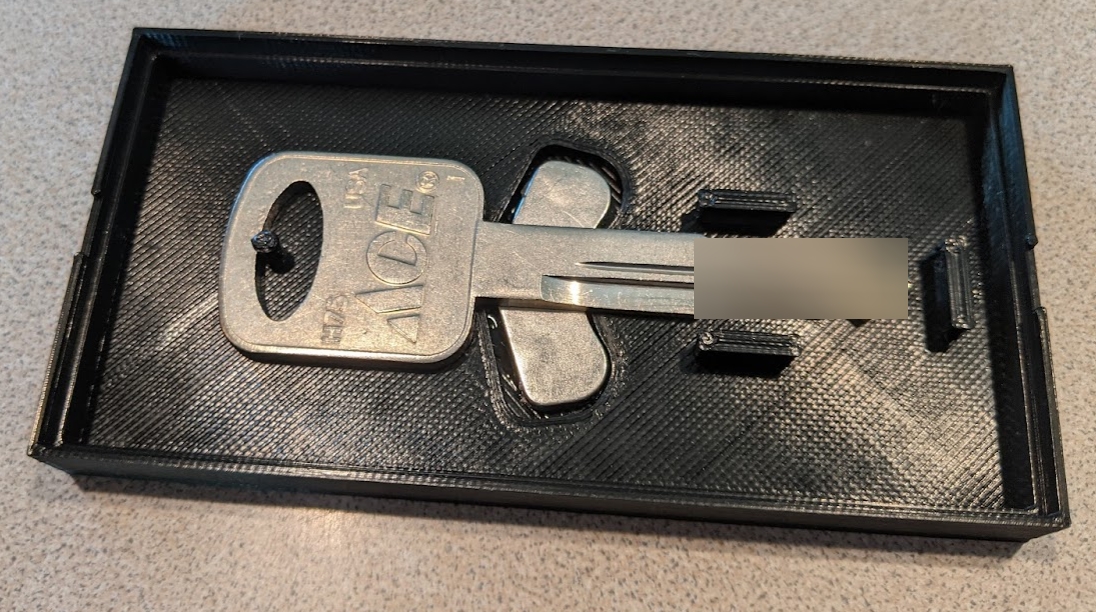 Spare Key Holder by BenKenobi Download free STL model