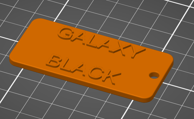 Filament sample galaxy black