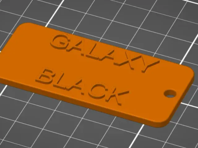 Filament sample galaxy black