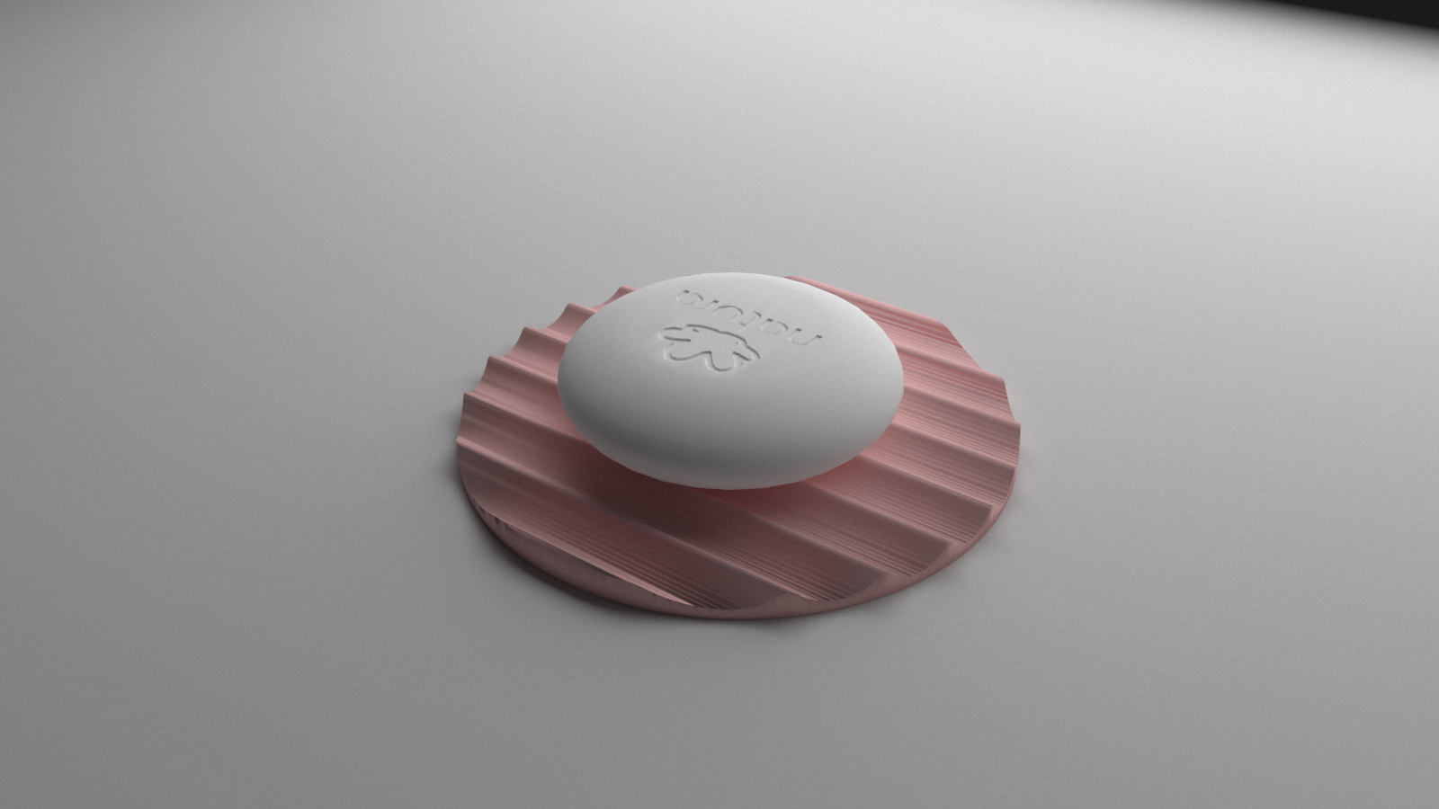 Minimalistic soap dish - circle