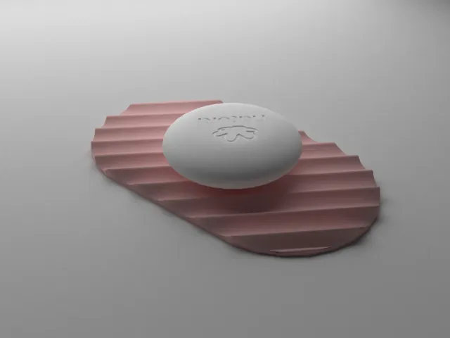 Minimalistic soap dish - oval