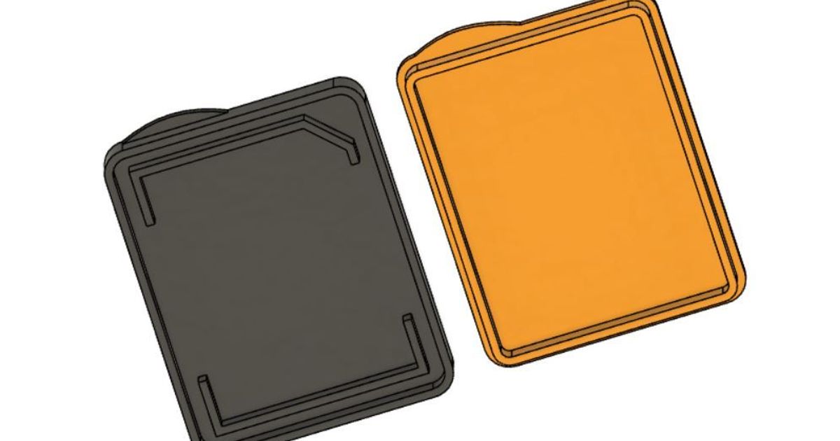 SD card sleeve for 1 card by Joaelso Download free STL model