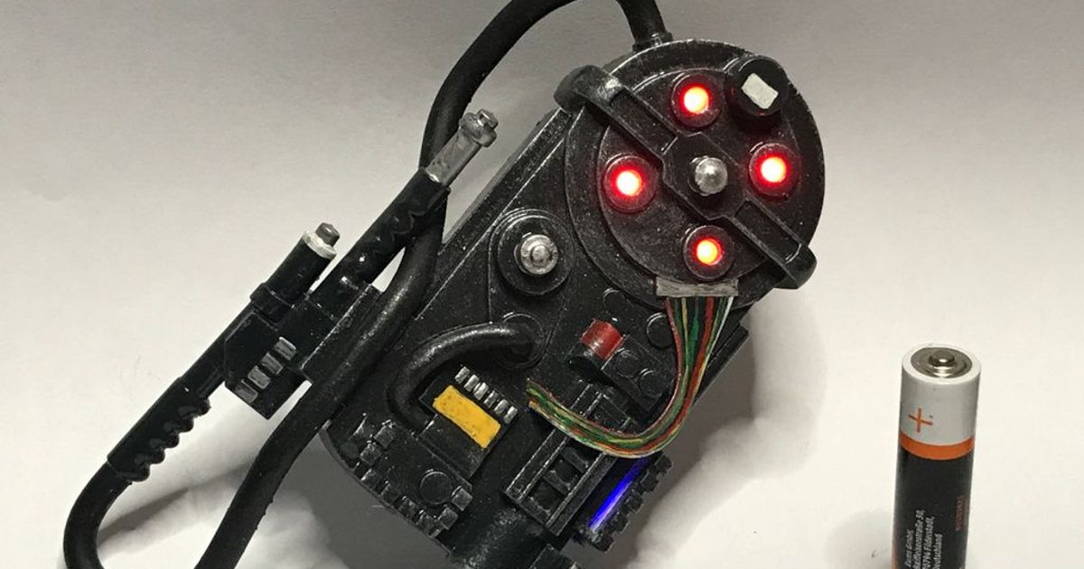 Proton Pack with lights by LayerLux3D | Download free STL model ...