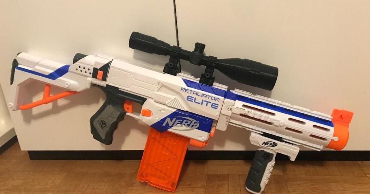 Nerf Gun Elite Sniper Scope by LayerLux3D