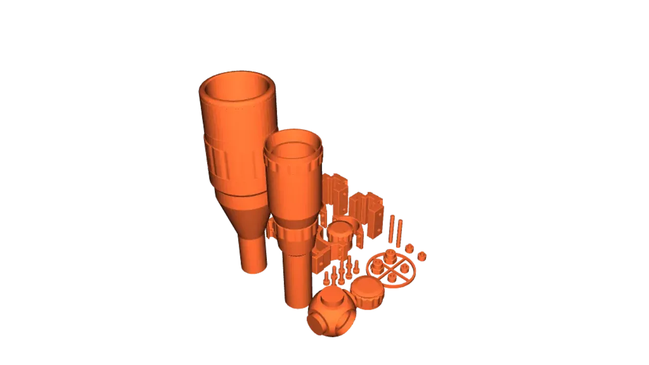 Nerf Sniper Scope Attachment 3D Printed 