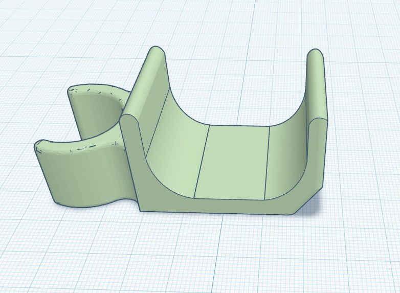 Miniatura 5 do modelo 3D Cane hook Chair / Table