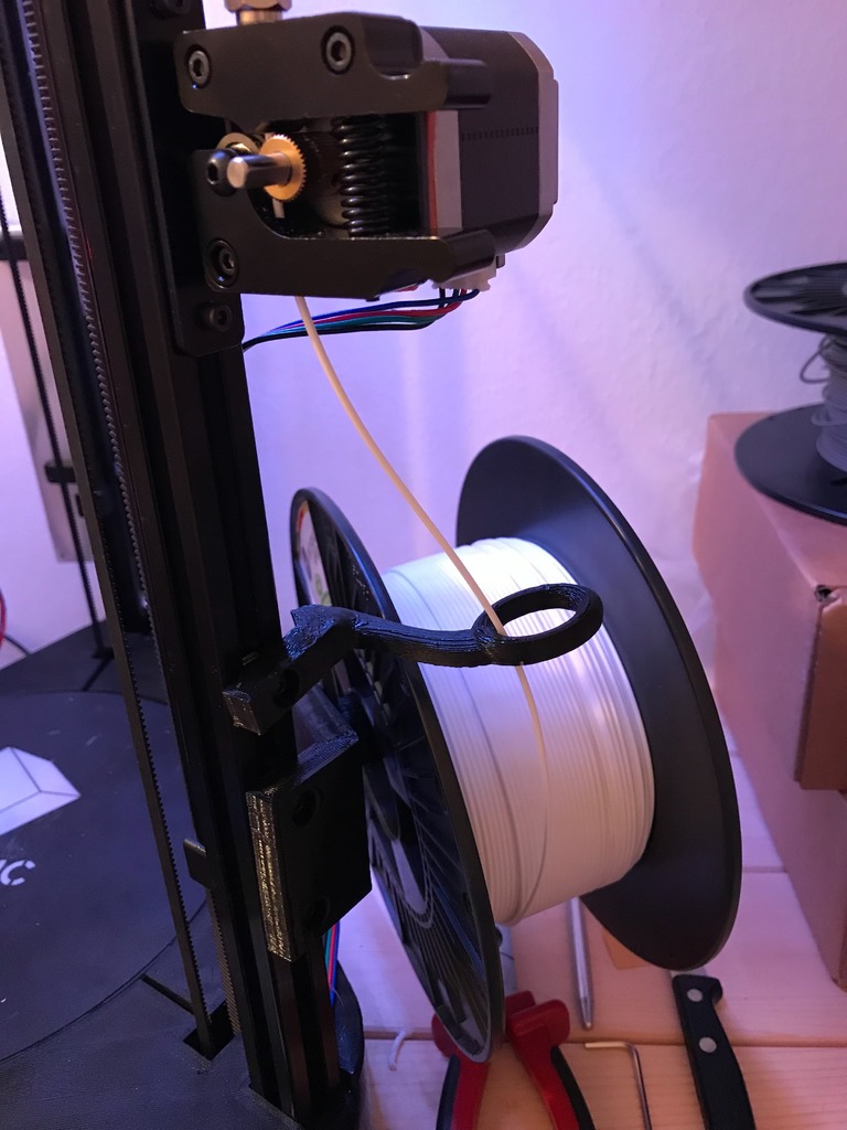 anycubic kossel filament holder