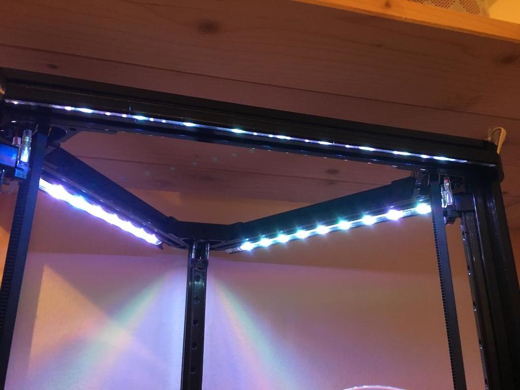 anycubic kossel ikea led bar holder by LayerLux3D Download free STL