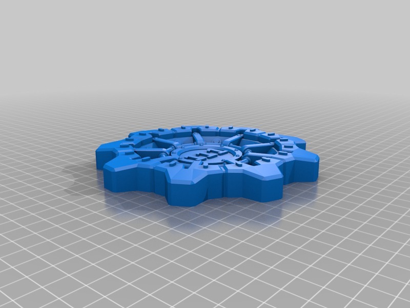 Miniatura 3 do modelo 3D stackable fallout vault door coaster