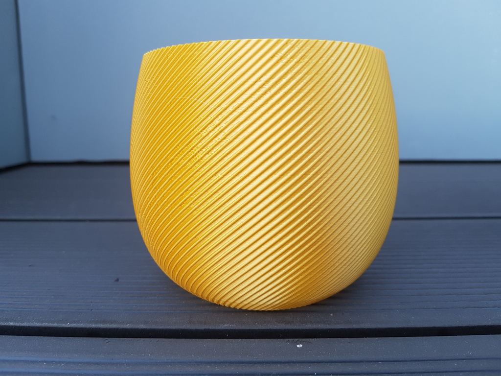 fluted planter