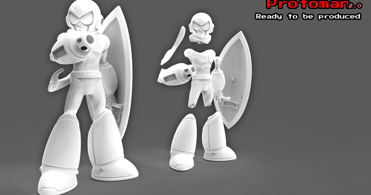 Protoman by Alberto | Download free STL model | Printables.com