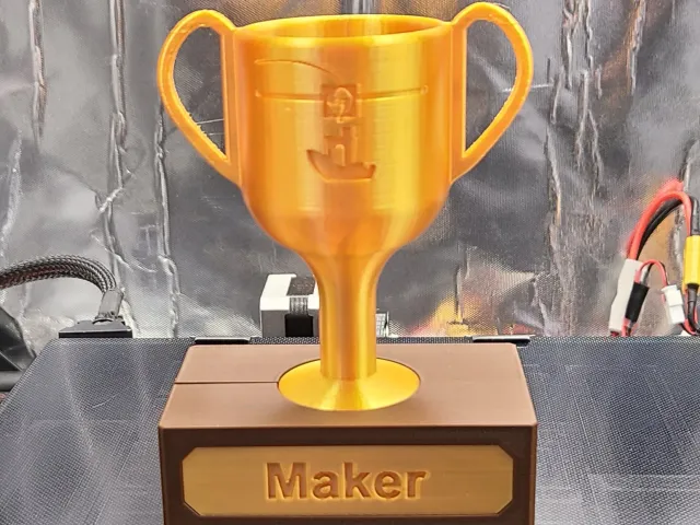 3D Printing Trophy: Maker