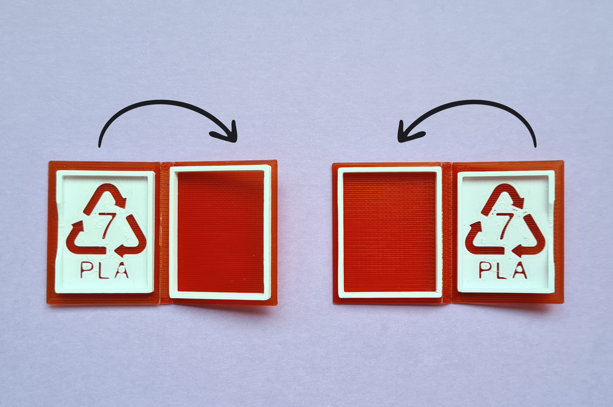 Miniatura 2 do modelo 3D Book-style SD card case