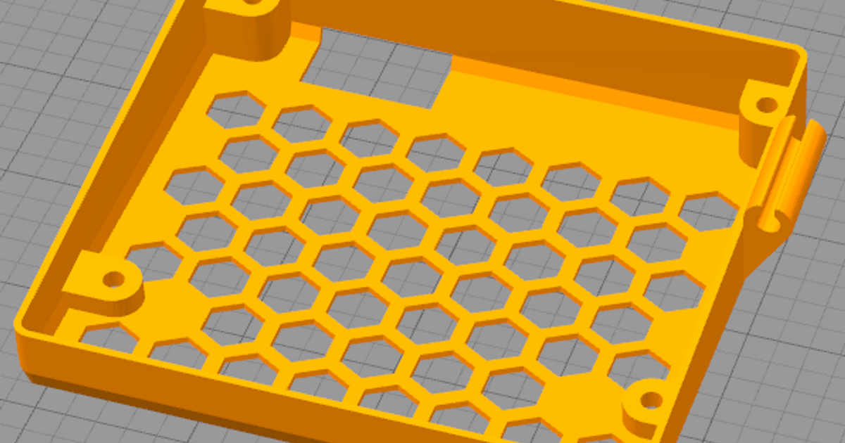 LCD Cover by MorningGB Download free STL model