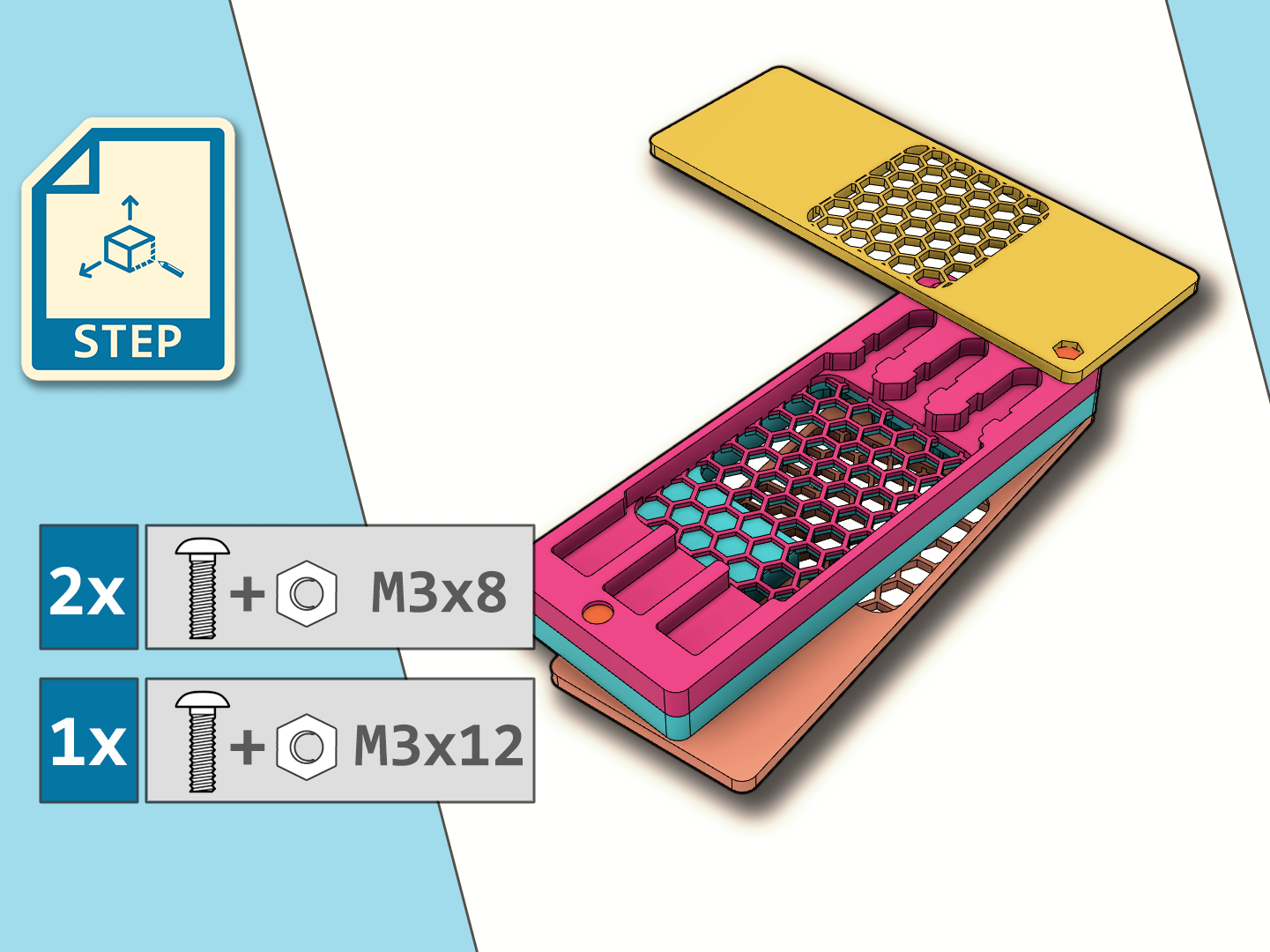 Double sided Jigsaw Blade Case by Wesapatrar Download free STL model