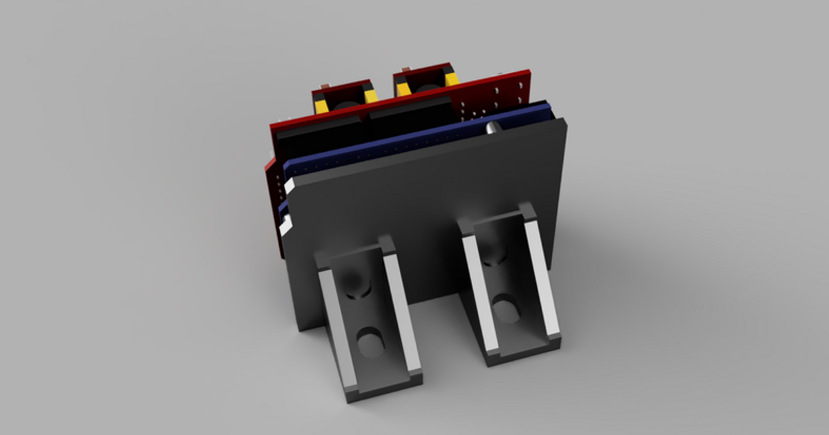Arduino Uno V-Slot Mount by remcoder | Download free STL model ...