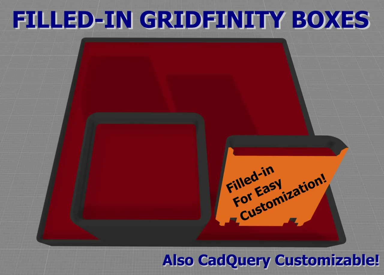 Filled-in Gridfinity Boxes (For Customization) by jdegs | Download free ...