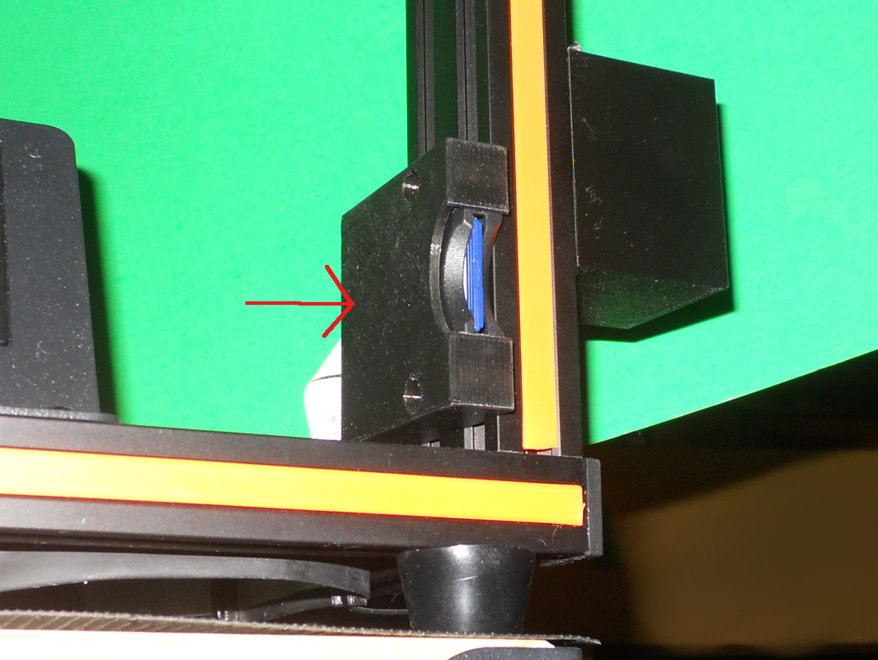 SDHC Adapter Extrusion Holder