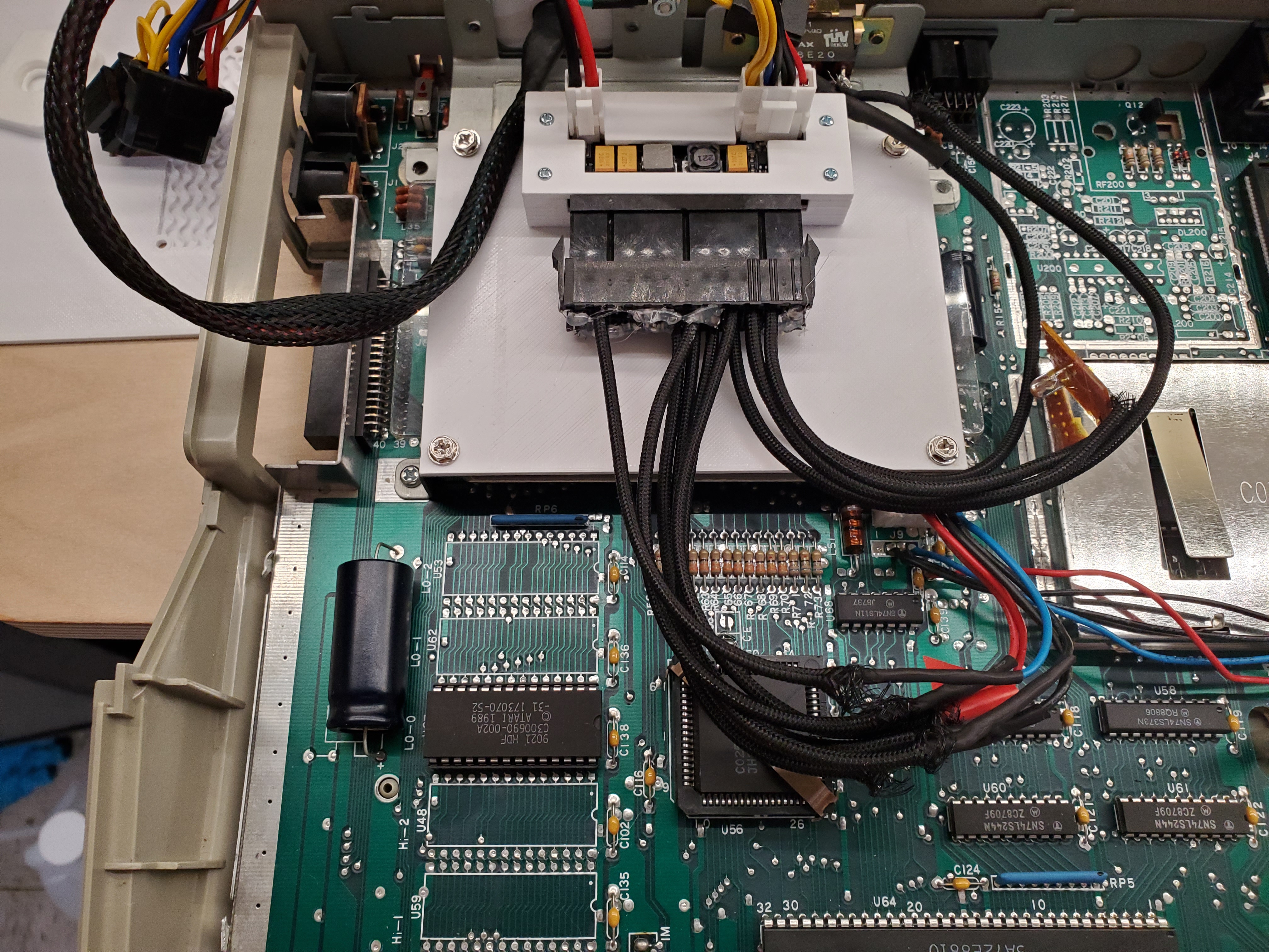Pico PSU mount for Atari ST