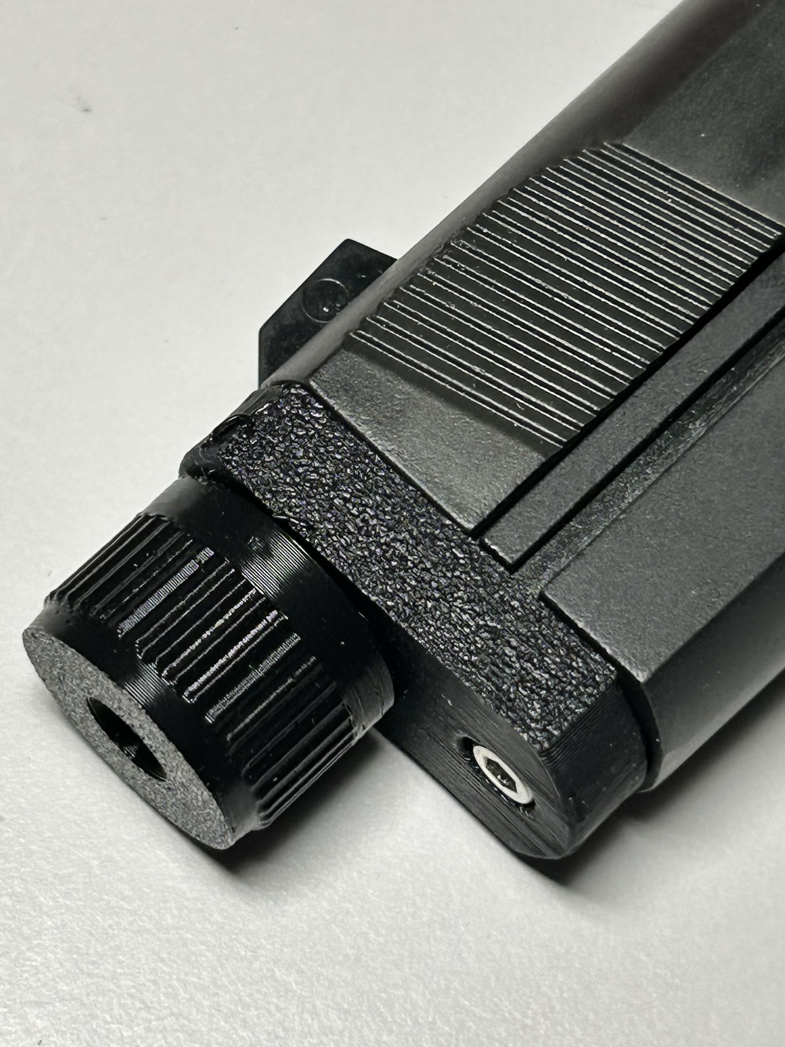 Suppressor adapter for Umarex Walther CS88 pellet airgun