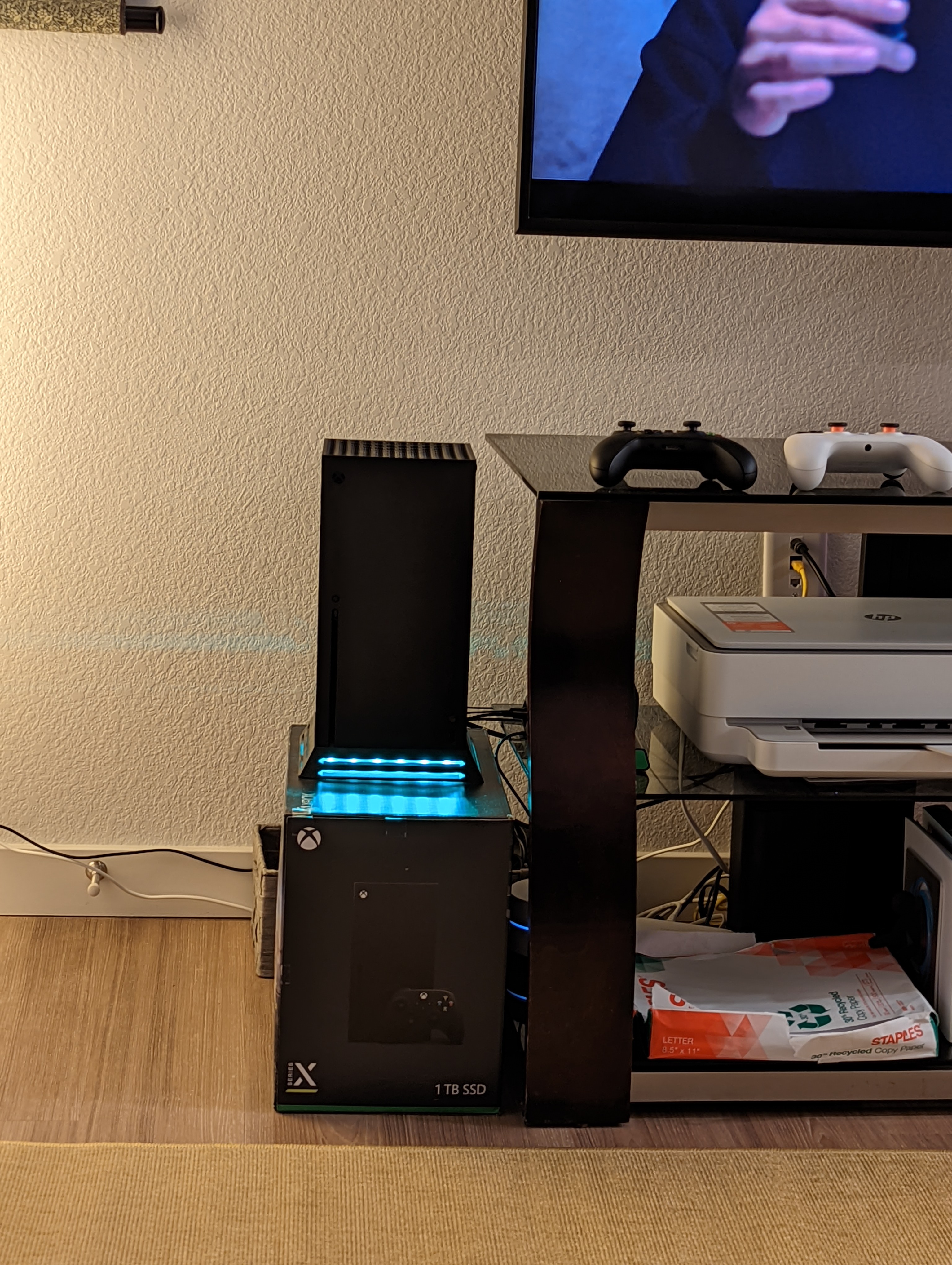 Series X Base Station w/ cutout for LEDs
