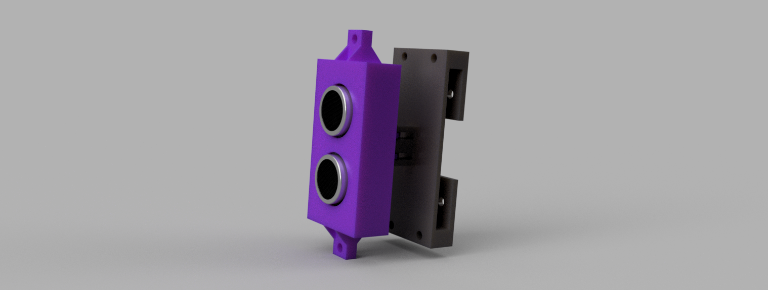 Backpack mount for a Grove Ultrasonic Ranger