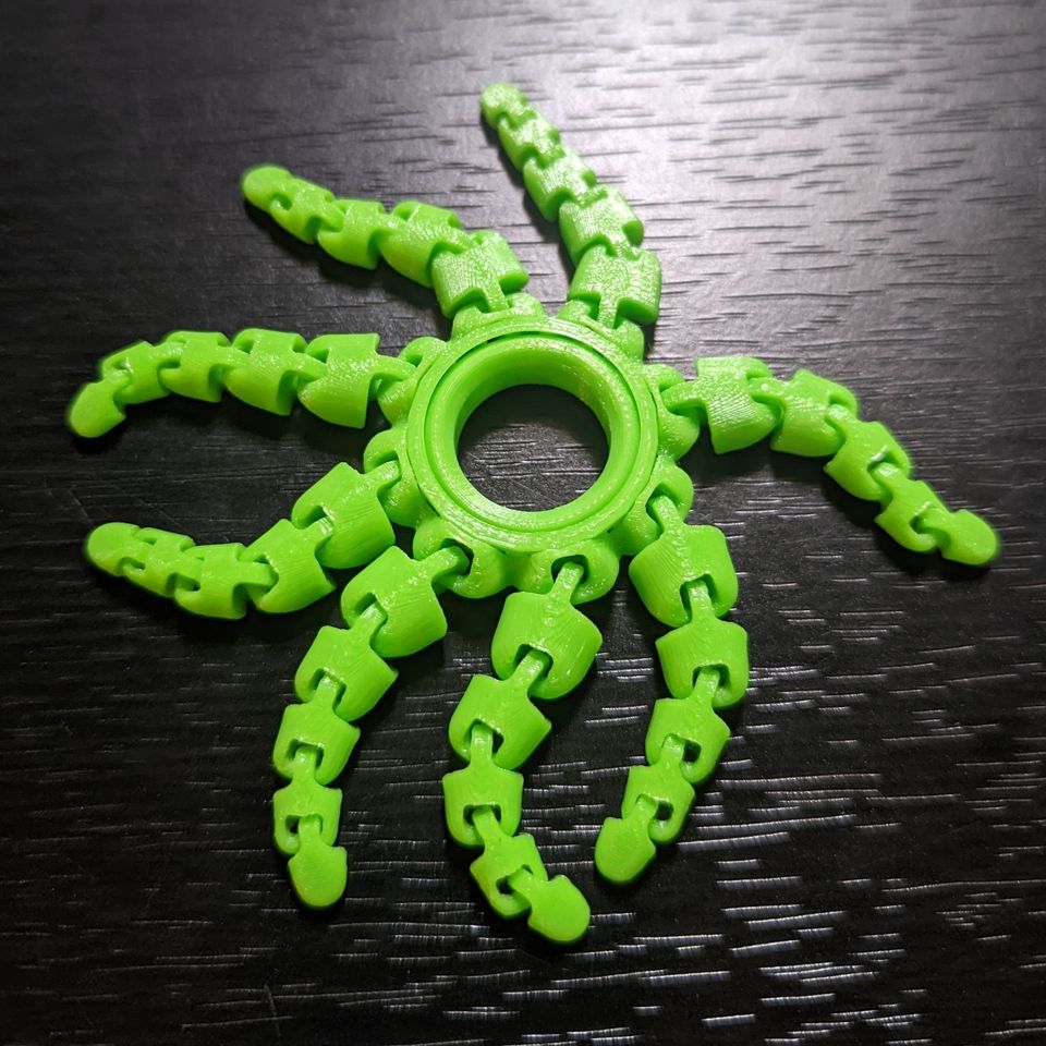 Fidget Ahtapot Yüzüğü  (Sadece Plastik Aparattır!!!)