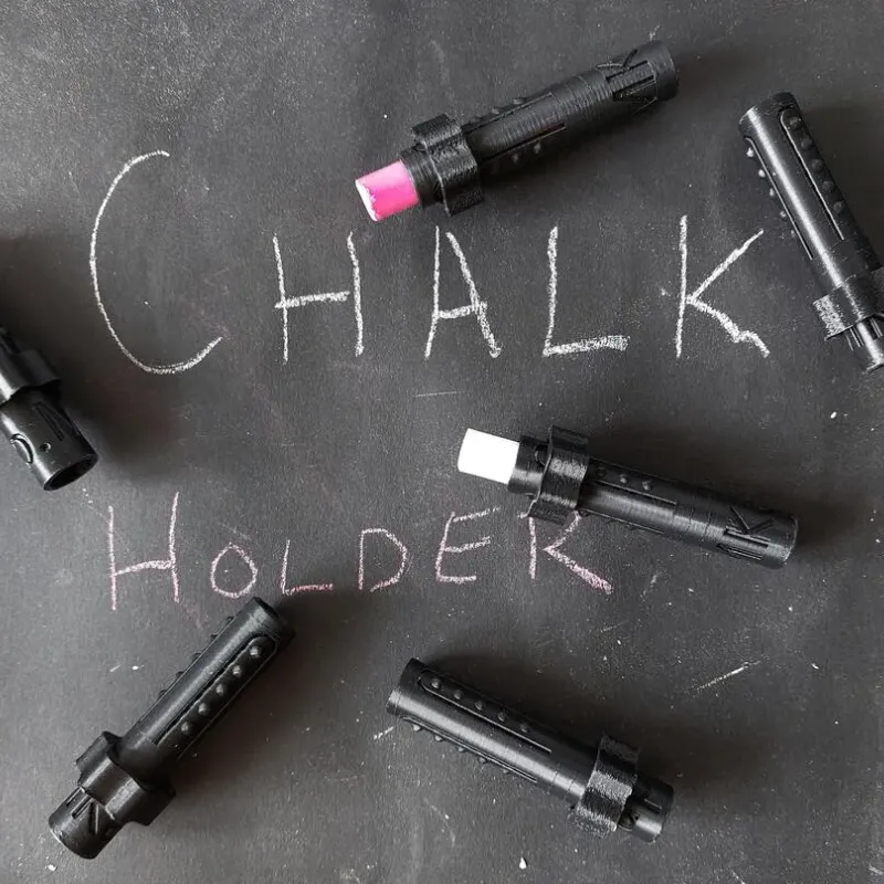 Simple chalk holder by vachaj11, Download free STL model