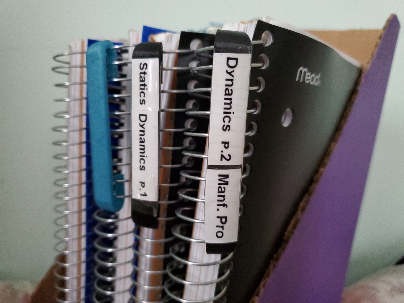 Spine Label for Spiral Notebooks