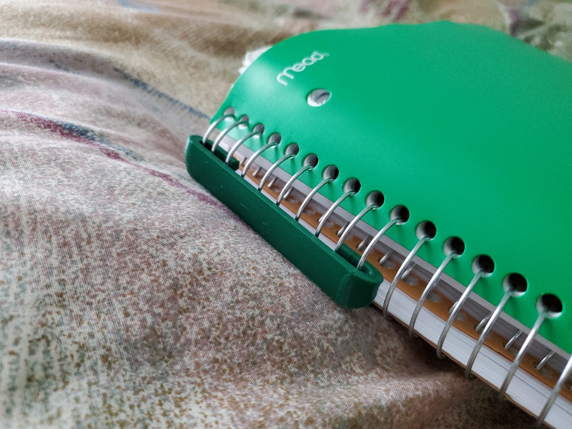 Spine Label for Spiral Notebooks by ngonzal987 Download free STL