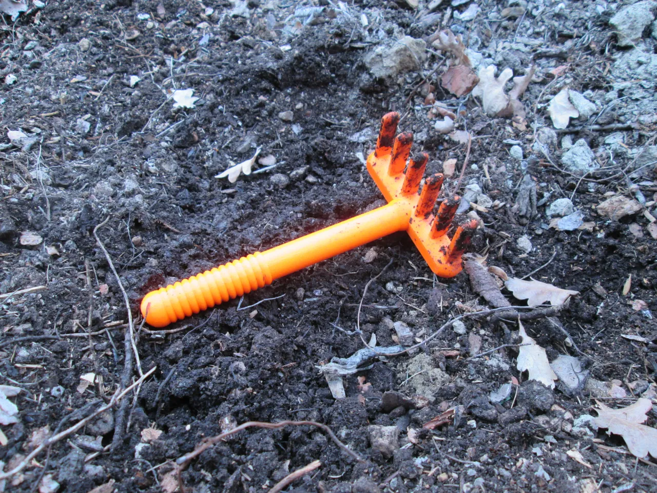 Garden hand rake by MrHanjak | Download free STL model | Printables.com