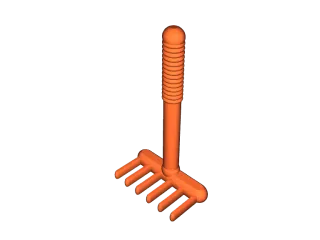 Garden hand rake by MrHanjak | Download free STL model | Printables.com