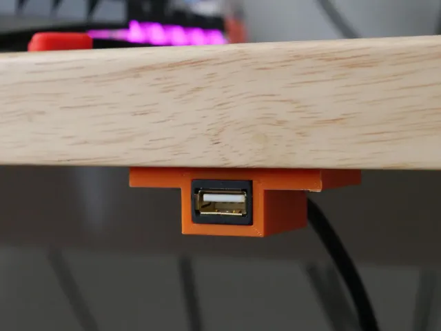 USB Extension Under Desk Mount