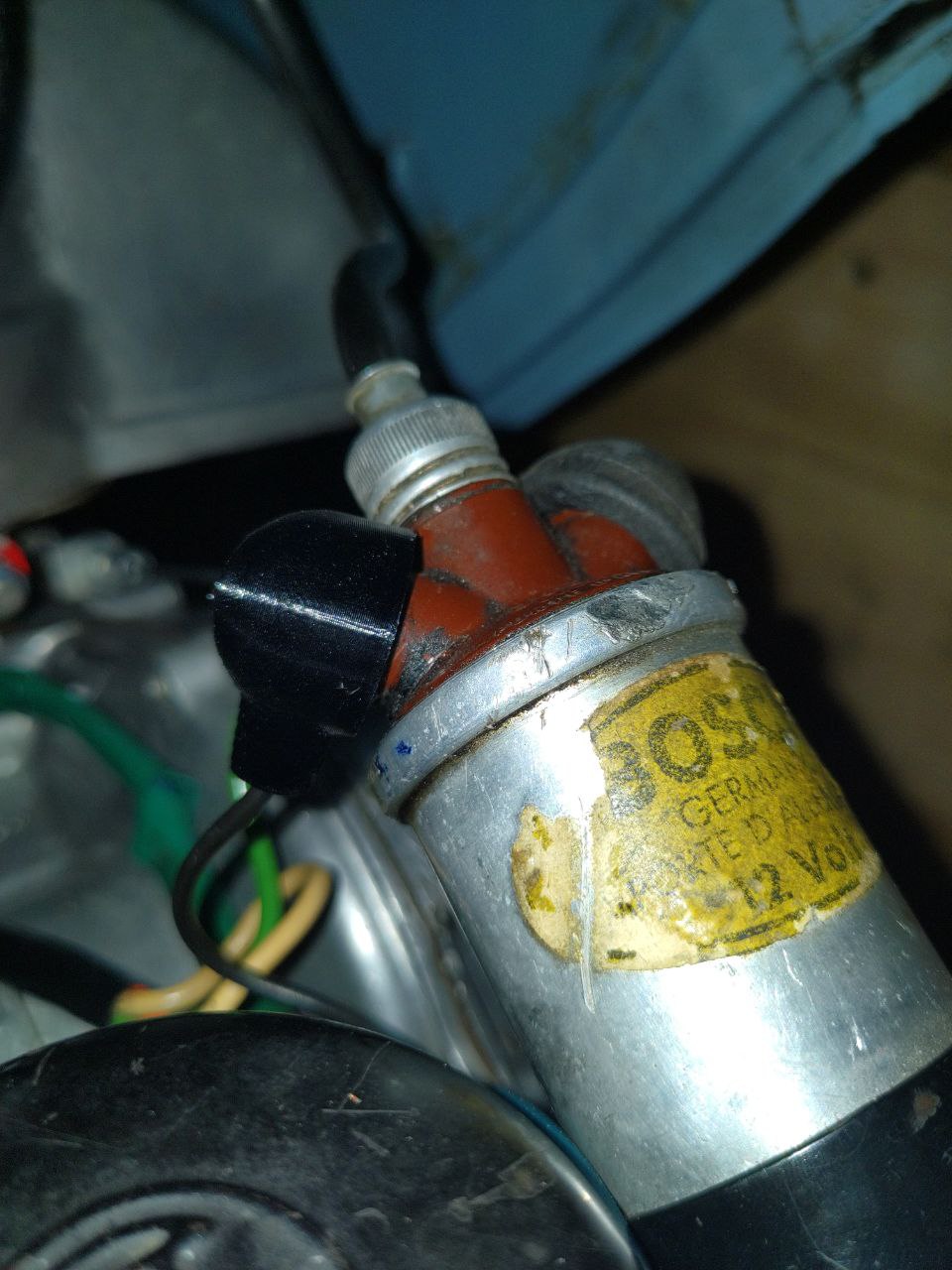 Puch SRA / vintage Bosch ignition coil cable cover