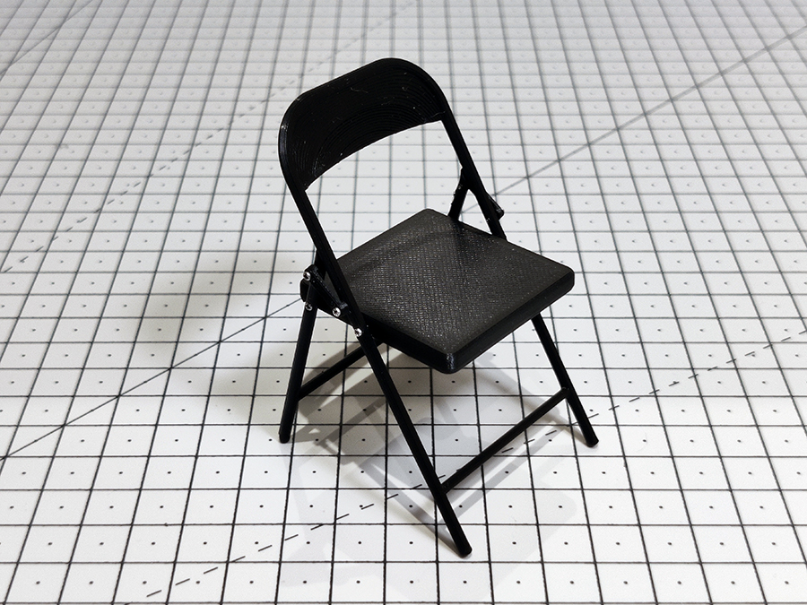 1/10 Scale Standard Folding Chair