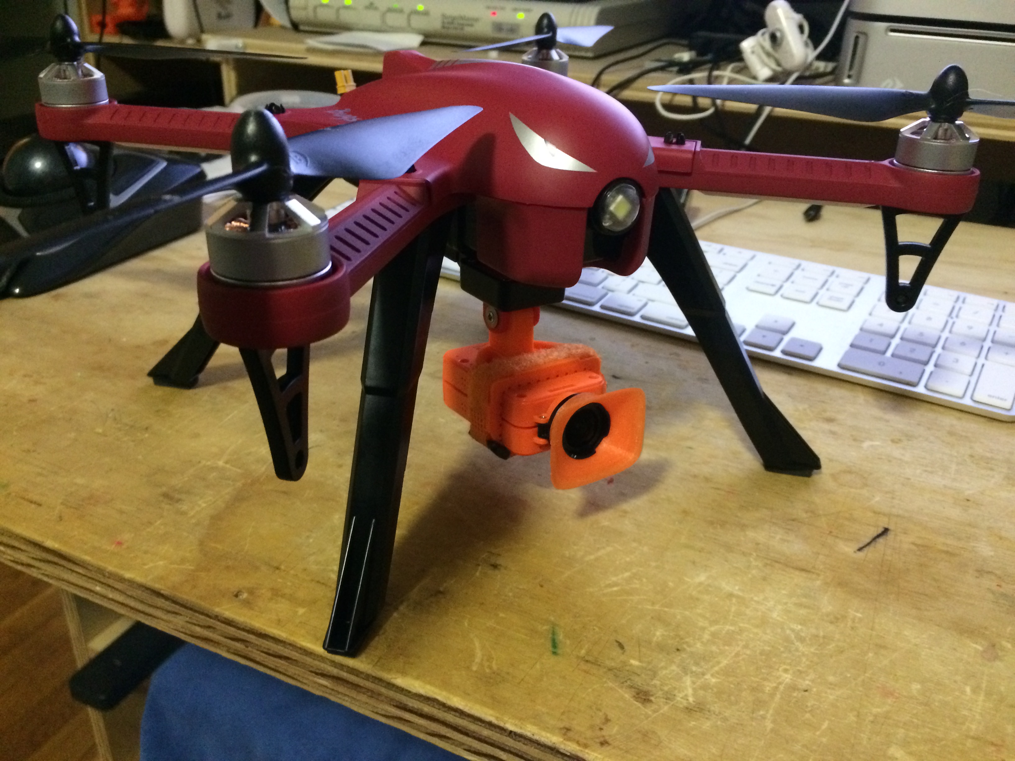 Bugs 3 - Runcam mount mod. (probably fit Mobius and others)