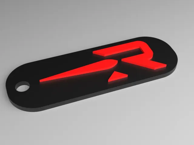 Rocket Lab Keyring - Logo Fob (Raised)
