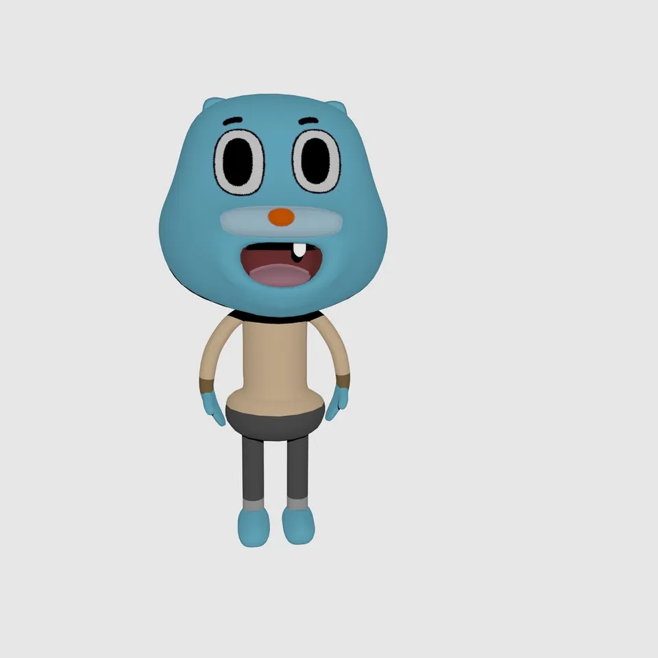 Gumball Watterson The Amazing World Of Gumball 3D Model 3D Printable