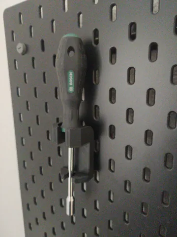 Skadis Holder for BOSCH Screwdriver (universal Hook)