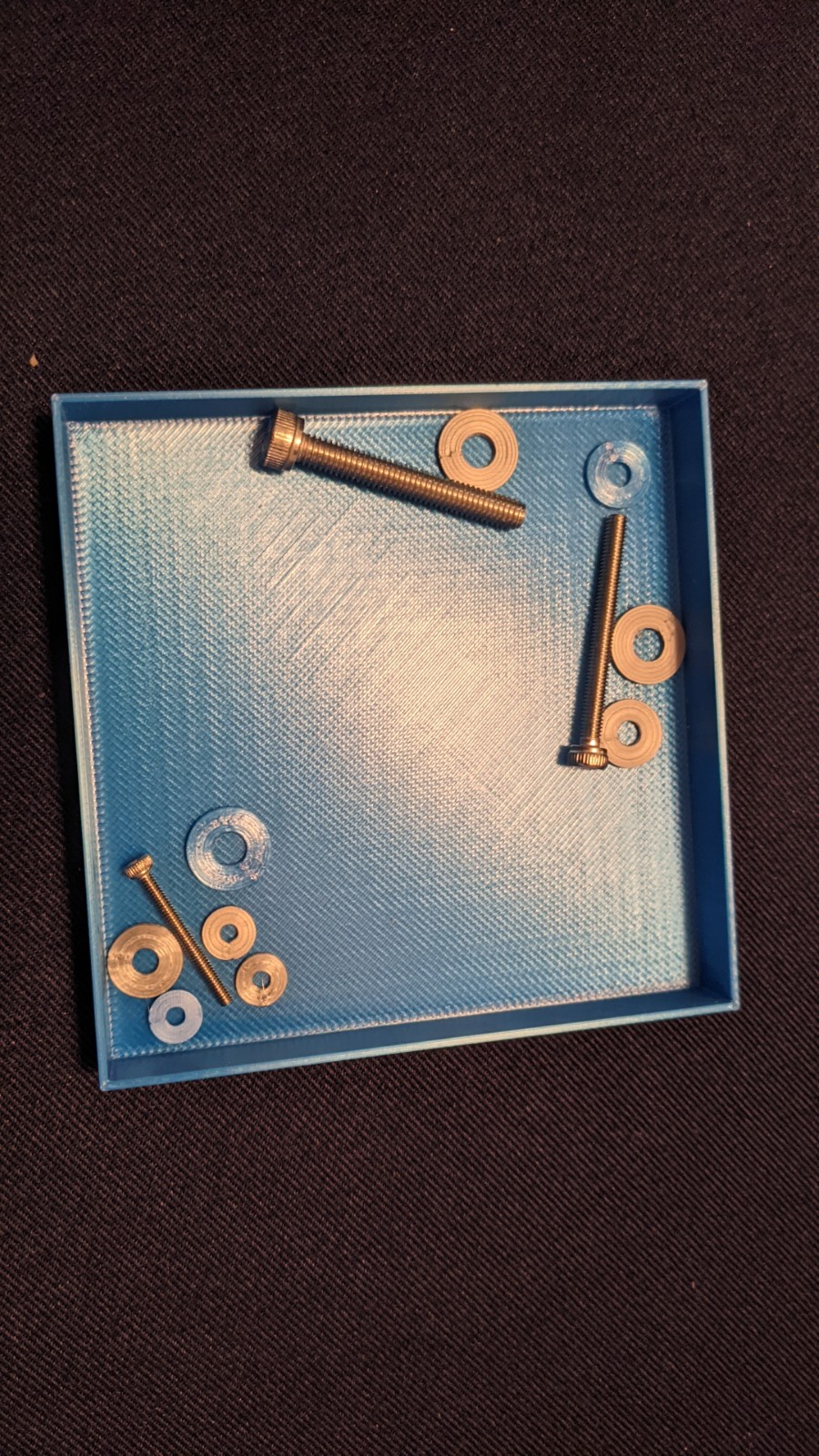 3-in-1 Fastener Holder, Square Calibration Tool, and Filament Remover