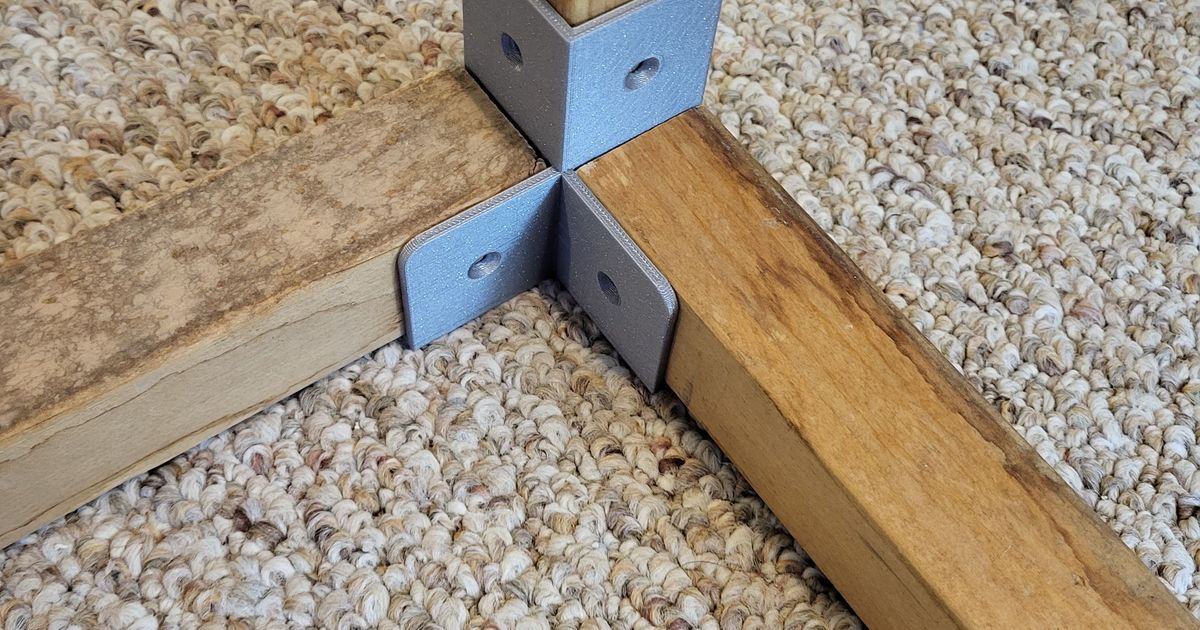 2x2 interior corner bracket by DROO | Download free STL model ...