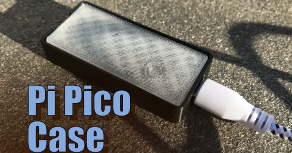 Raspberry Pi Pico Case By Point3333 Download Free Stl Model