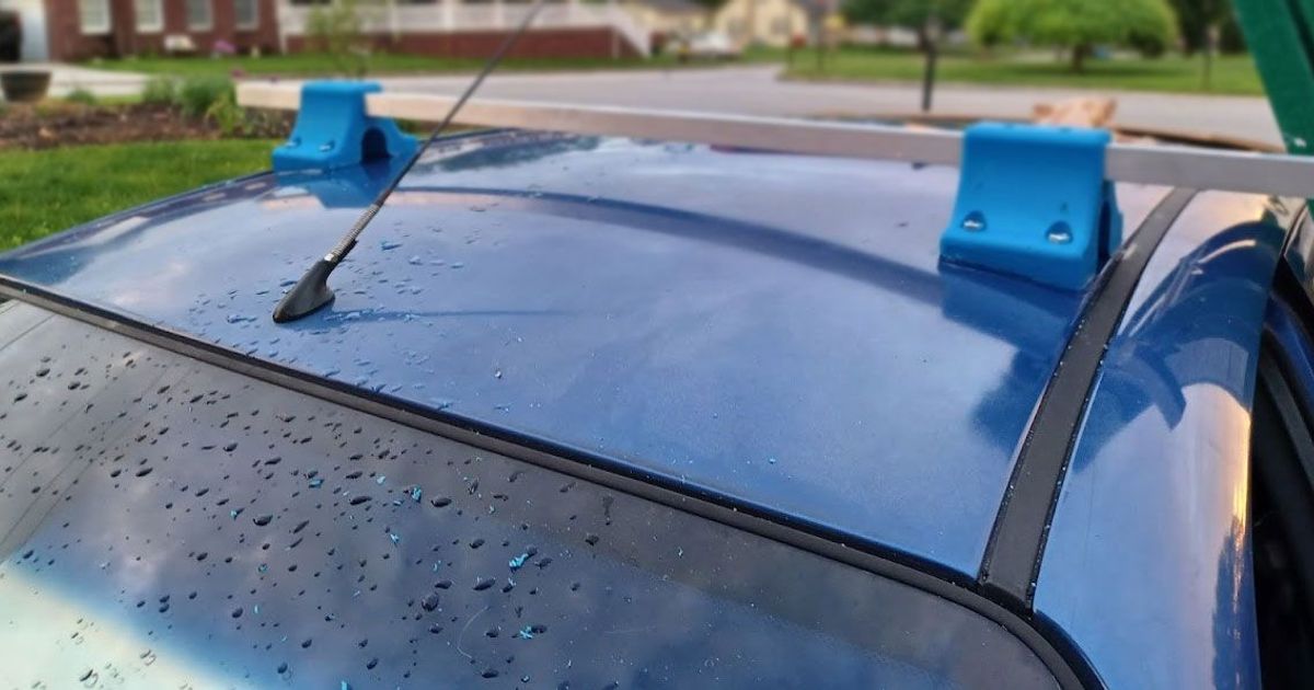 Roof Rack mounts for Chevy Aveo by mopenstein Download free STL model